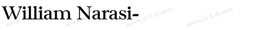 William Narasi字体转换